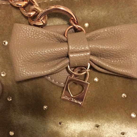 Tan/Blush Betsey Johnson shoulder purse - Picture 5 of 6